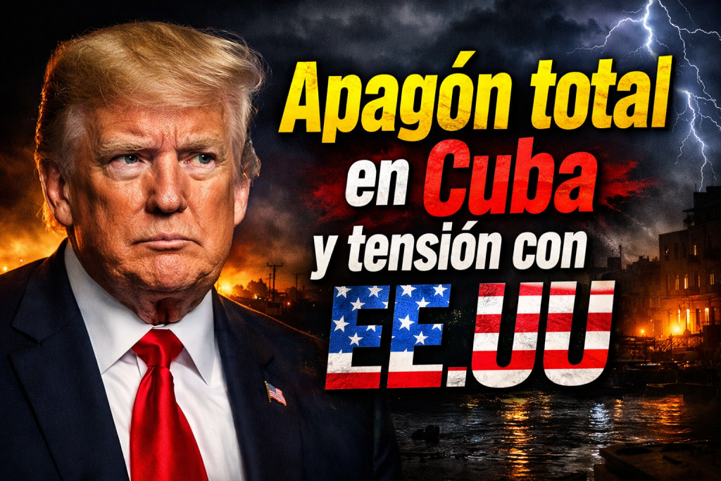 Apagón total en Cuba y tensión con EE.UU. Marco Rubio impulsa acuerdo mientras crece riesgo de intervención