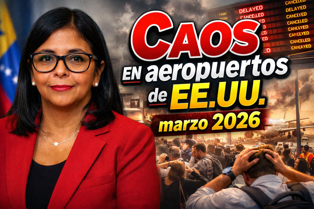 Caos en aeropuertos de EE.UU. marzo 2026 largas filas por crisis de financiamiento del DHS y falta de personal
