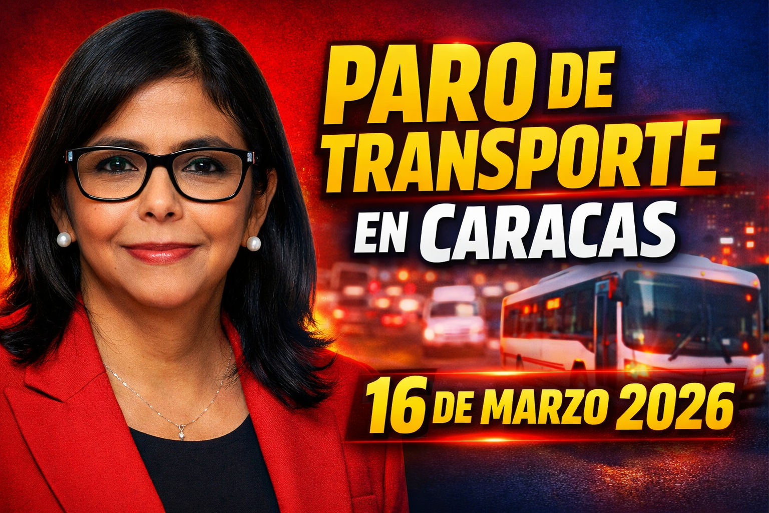 Paro de transporte en Caracas 16 de marzo 2026 transportistas protestan y colapsa la movilidad en la capital
