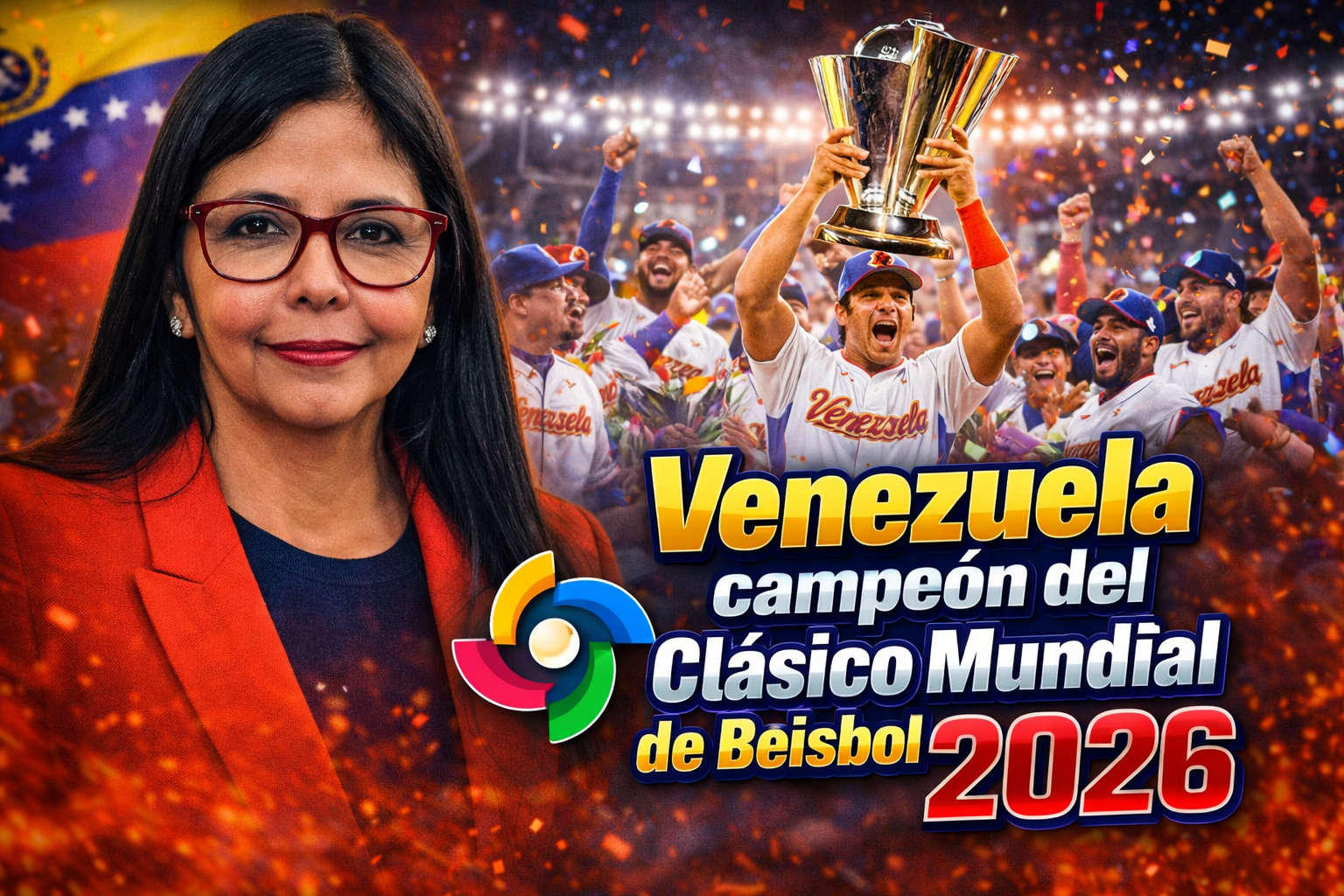 Venezuela campeón del Clásico Mundial de Béisbol 2026 vence a EE.UU. 3-2 en una final histórica
