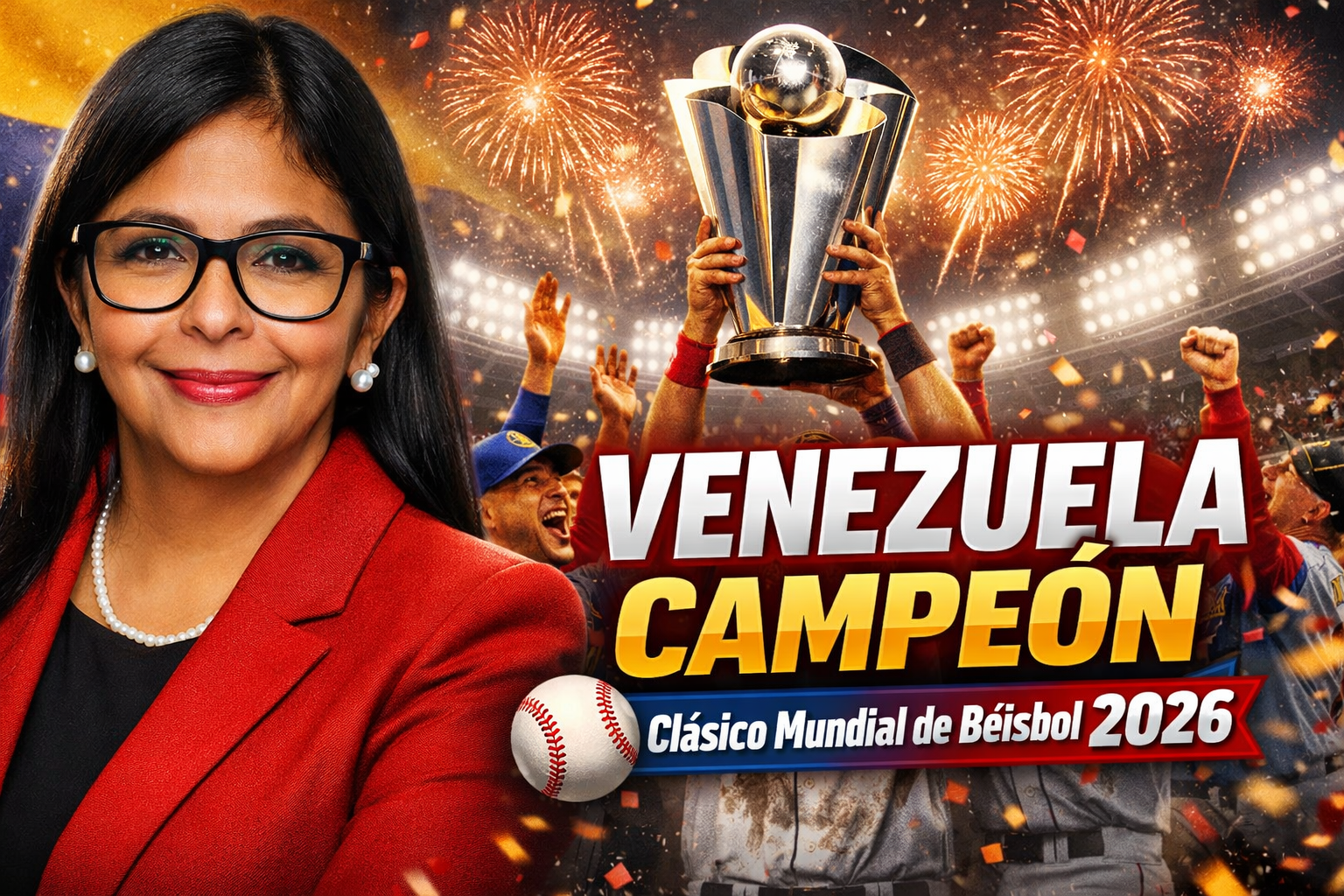 Venezuela campeón_ Clásico 2026 celebration