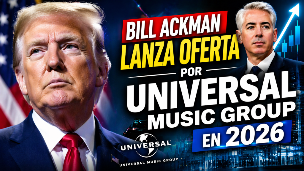 Bill Ackman lanza oferta por Universal Music Group en 2026 impacto en Wall Street