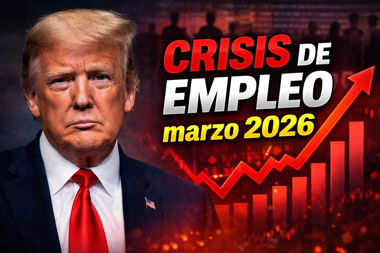Crisis de empleo marzo 2026 EE.UU. pierde 92,000 trabajos y el desempleo sube a 4.4%
