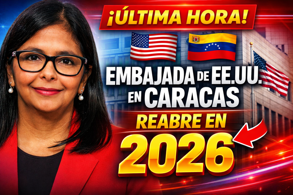 Embajada de EE.UU. reabre en 2026