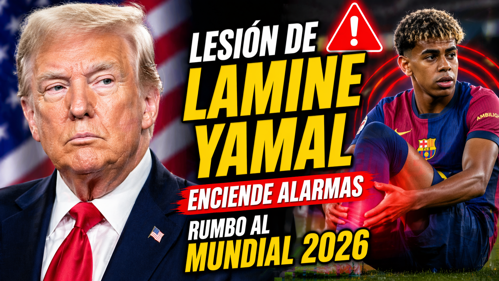 Lesión de Lamine Yamal enciende alarmas rumbo al Mundial 2026 pronóstico médico y parte del Barcelona