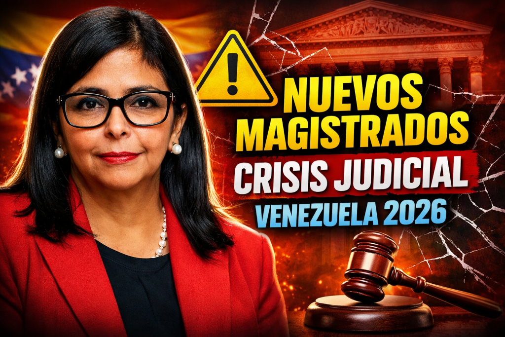 Nuevos magistrados y crisis judicial en Venezuela 2026 TSJ, fiscal Larry Devoe y cambios en la Defensoría del Pueblo